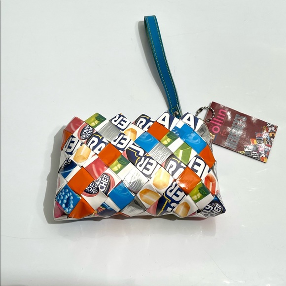 Nahui Ollin Hershey’s Jolly Rancher Candy Wrapper Wristlet NEW - Picture 8 of 9